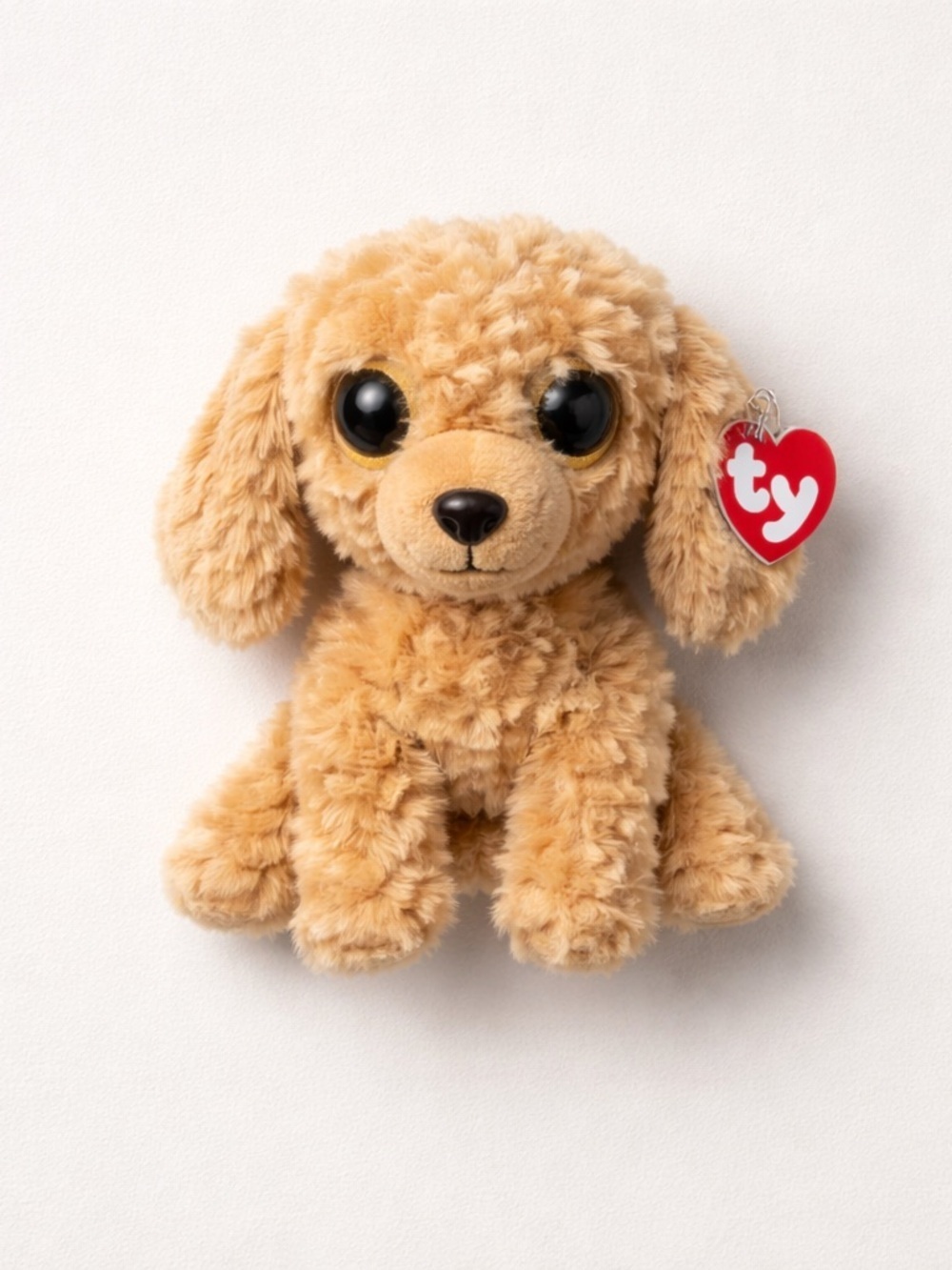 Ty Plush Dog Toy in Soft Brown